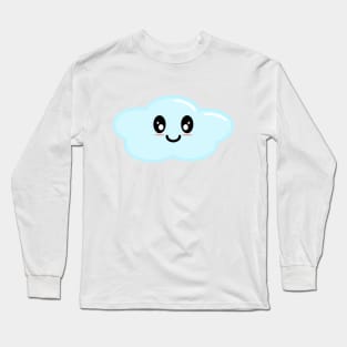 Kawaii Cute Cloud Character Long Sleeve T-Shirt